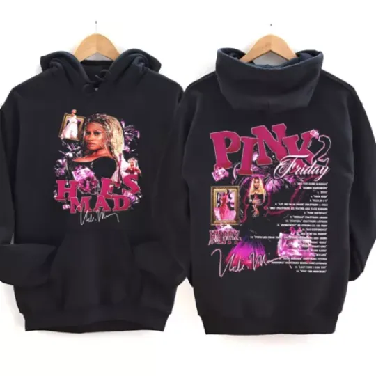 Discover Hot Nicki Minaj World Tour Hoodie Gift For Fans Black Hoodie
