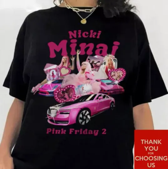 Discover Vintage Nicki Minaj Shirt, Nicki Minaj Rapper Shirt, Unisex Short Sleeve T-Shirt