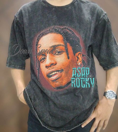 Discover Vintage Wash ASAP Rocky T-Shirt, Asap Rocky Flacko Vintage T-Shirt