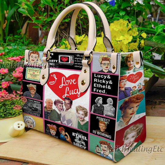 Discover I Love Lucy Vintage Leather Handbag
