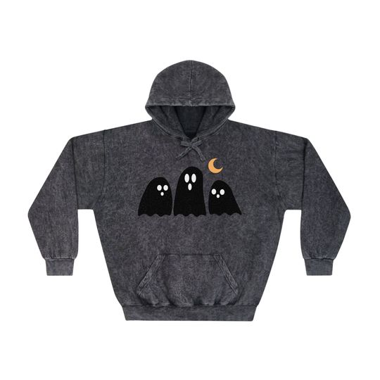Discover Boo Mineral Wash Hoodie