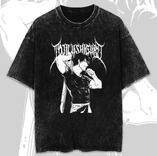 Discover Vintage Toji Fushiguro Anime Mineral Wash Shirt Gift