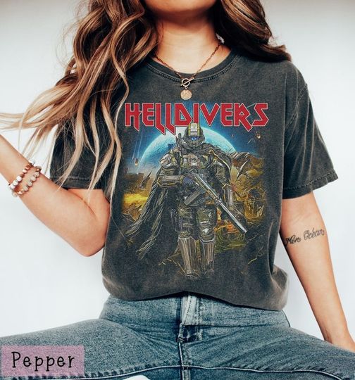 Discover Helldivers 2 Shirt, Helldivers Game Shirt, Game Gift Idea