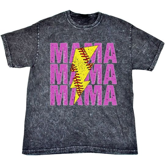 Discover MAMA thunder Mineral Wash T-Shirt