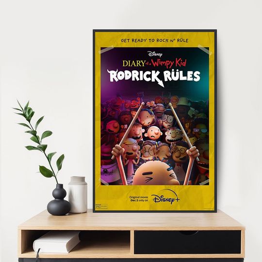 Discover Diary Of A Wimpy Kid Rodrick Rules  2023 Movie Poster Film Print Wall Art Print HD Painting Room Decoration Poster
