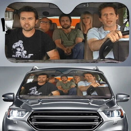 Discover It's Always Sunny In Philadelphia Driving Car Sun Shade