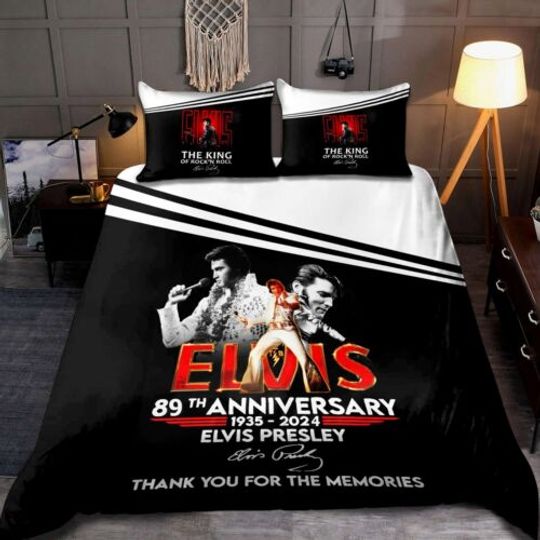 Discover Elvis Presley Thank You Bedding Set