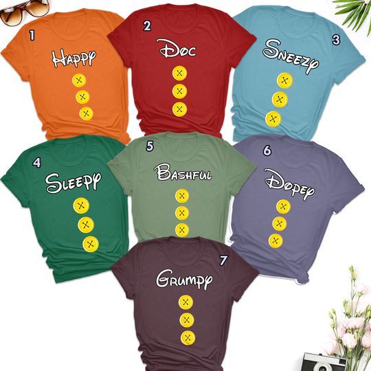 Discover Seven Dwarfs Shirts, 7 Dwarfs Shirts