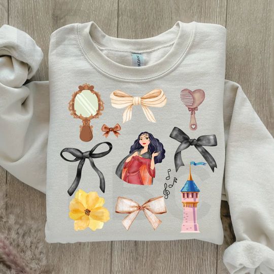Discover Long Hair Villain Sweatshirt, Gifts for Her, Mother's Day Gifts