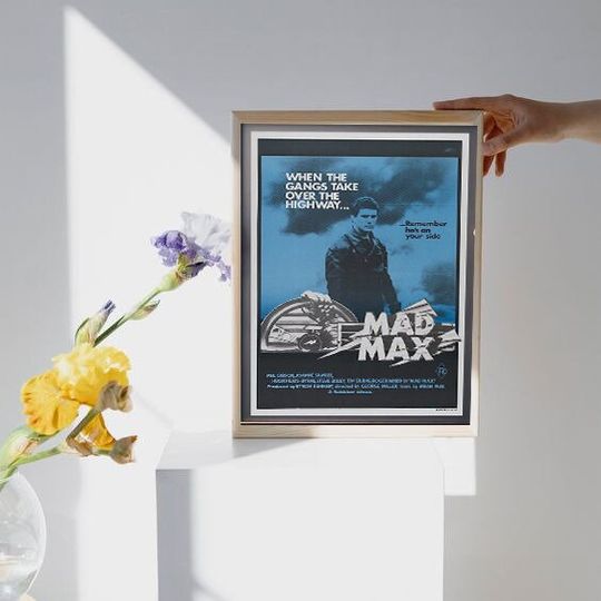 Discover Mad Max Movie Poster, Poster Printing, Classic Movie Wall Art for Room Decor