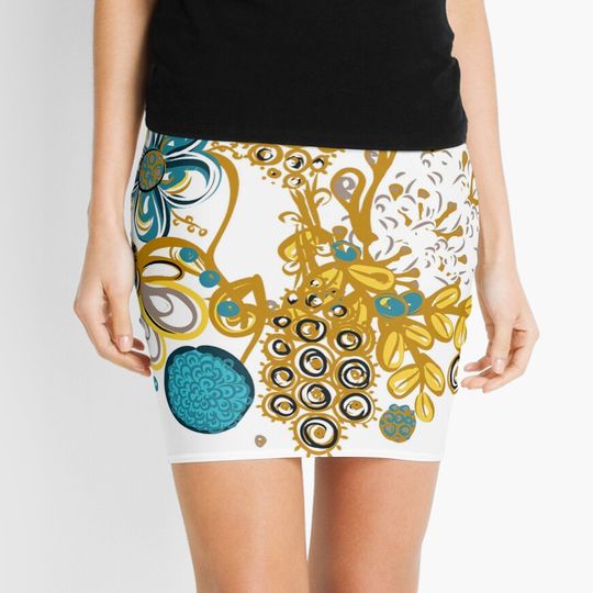Discover spring painting Mini Skirt