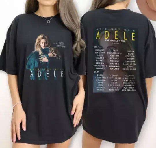 Discover Adele With 2023 2024 Shirt, The Weekends With Adele 2023-2024 Shirt