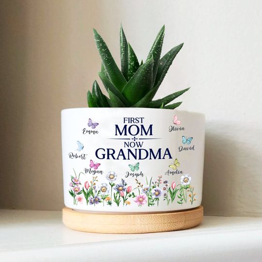 Discover Personalized Plant Pot Gift For Mom
