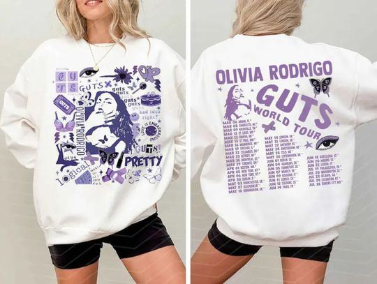 Discover Olivia Guts Tour 2024 Sweatshirt