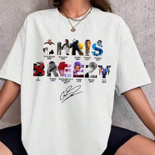 Discover Chris Breezy Full Albums Concert Shirt - Chris Brown 2024 Tour