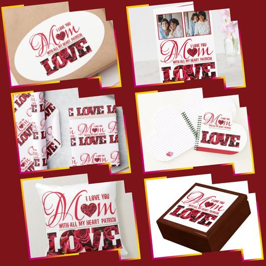 Discover Photo Script Floral Modern Elegant Mothers Day Scented Candle