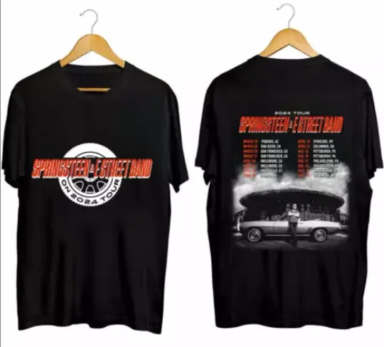 Discover Bruce Springsteen and The E Street Band Rescheduled US Tour 2024 T-Shirt