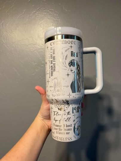 Discover swiftiee 40oz Engraved Tumbler SVG, Laser Engraved