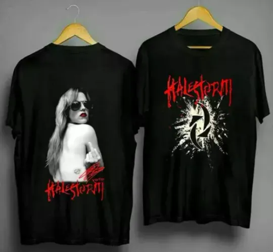Discover Halestorm Rock Band Black T-shirt Unisex Shirt