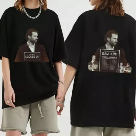 Discover Sam Hunt 2024 Locked Up Tour Shirt
