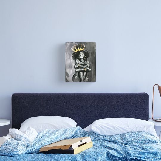 Discover Naturally Queen IX Canvas Print
