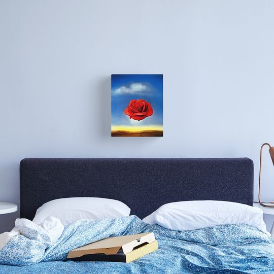 Discover The Meditative Rose-Salvador Dali Canvas Print