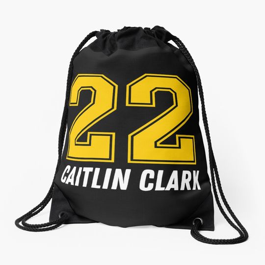 Discover 22 Caitlin clark Outdoor Drawstring Bag
