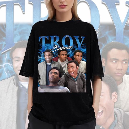 Discover TROY BARNES Vintage Shirt, Troy Barnes Movie Merch Gift