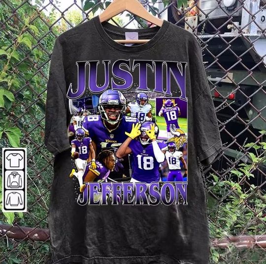 Discover Vintage Justin Jefferson T-Shirt - Classic Design