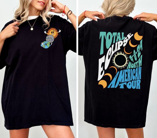 Discover Total Solar Eclipse 2024 Event Shirt