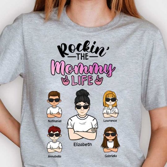 Discover Just Rockin' The Life - Personalized Unisex T-Shirt