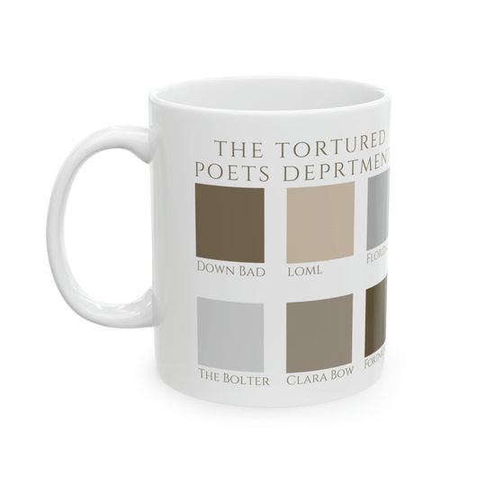 Discover The Tortured Poets Department Mug, All's Fair In Love And Poetry Mug