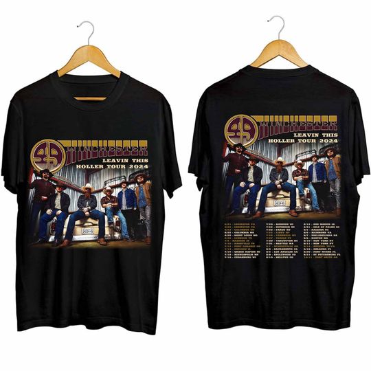 Discover 49 Winchester Leavin This Holler Tour 2024 Shirt, 49 Winchester Band Fan Shirt