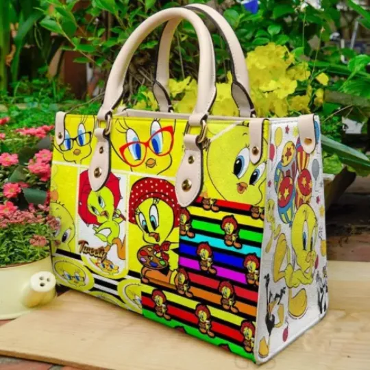 Discover Tweety Bird Leather Handbag, Tweety Lover's Handbag