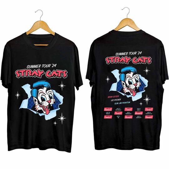 Discover Stray Cats 2024 Summer Tour Shirt