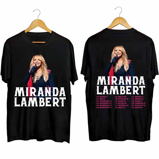 Discover Miranda Lambert 2024 Tour Shirt