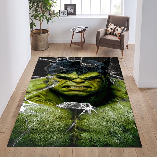 Discover Angry Hulk Rug for Living Room