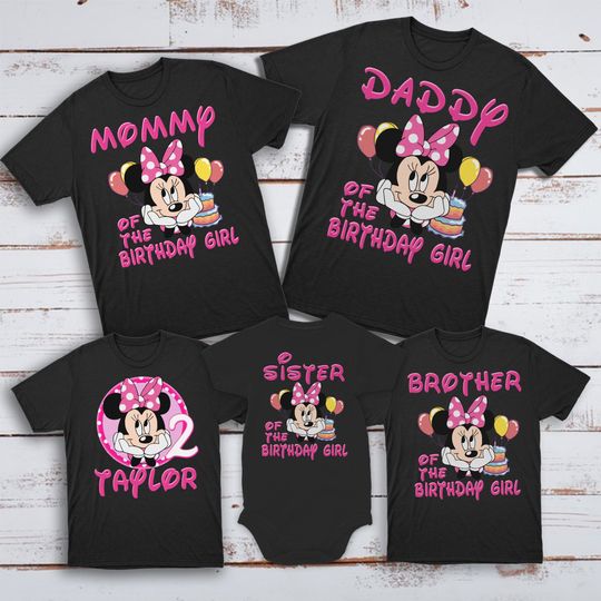 Discover Lovely Mouse Birthday Family Shirt