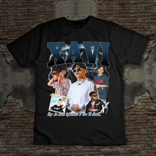 Discover XAVI vintage look t-shirt playera regional mexicano| XAVI Tshirt
