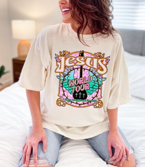 Discover Jesus World Tour Shirt, Worship Night shirt, Bringing Redemption to the World