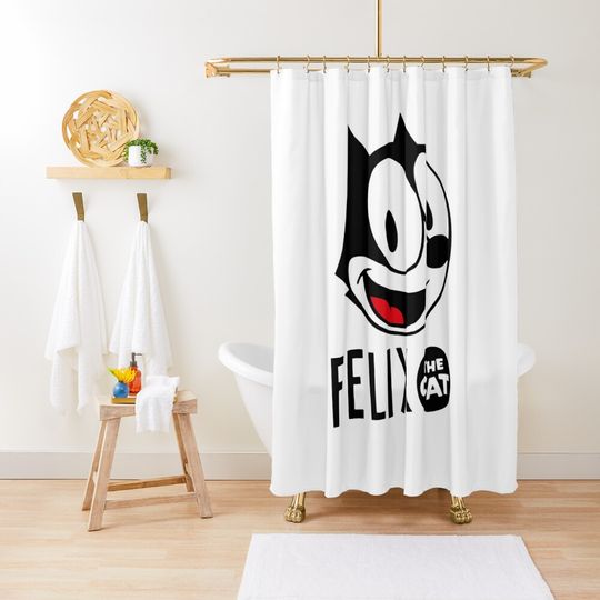 Discover Felix The Cat Shower Curtain