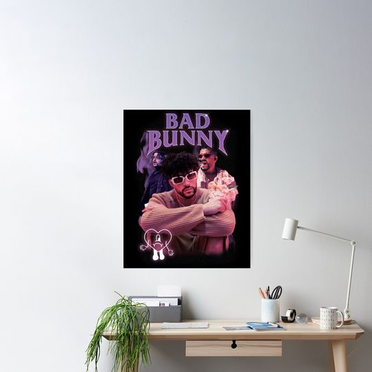 Discover Bad Bunny Premium Matte Vertical Posters