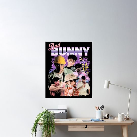 Discover Bad bunny Premium Matte Vertical Posters
