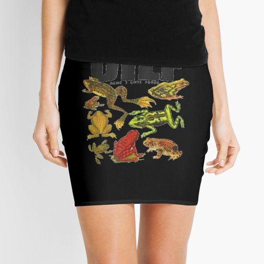 Discover Damn I Love Frogs Mini Skirt