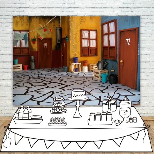 Discover El Chavo Del Party Supplies El Chavo Del Ocho Backdrop