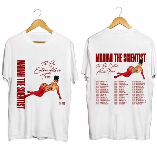 Discover Mariah The Scientist - To Be Eaten Alive Tour 2024 Shirt,