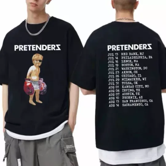 Discover The Pretenders US 2024 Tour Shirt, The Pretenders Band Fan Shirt