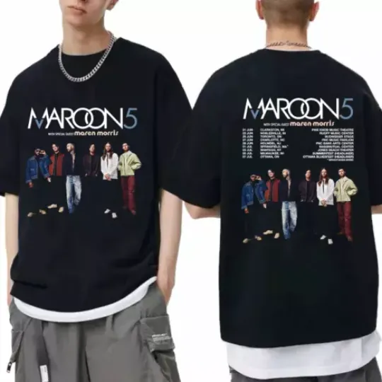 Discover Maroon 5 2024 Tour Concert Shirt