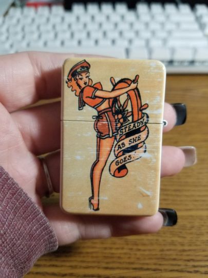 Discover Sailor Jerry Inspired  Zippo Pocket Lighters, Gifts for Him, BFF Gift