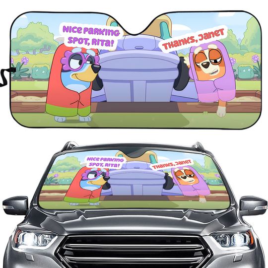Discover Nice Parking Spot Rita BlueyDad Dad Car Sunshade